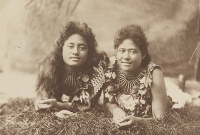 Two Leaf-Clad Women by Thomas Andrew